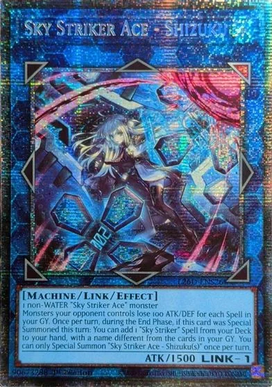 Sky Striker Ace - Shizuku [Alternate Art Starlight Rare] L26D-ENS26