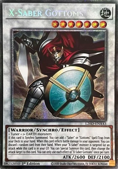 X-Saber Gottoms [Starlight Rare] L26D-ENX43