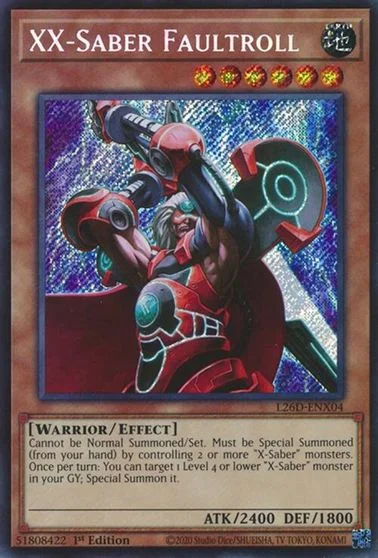 XX-Saber Faultroll [Secret Rare] L26D-ENX04