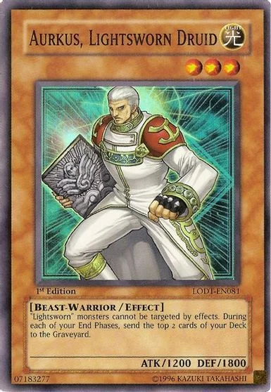 Aurkus, Lightsworn Druid [1st Edition] LODT-EN081