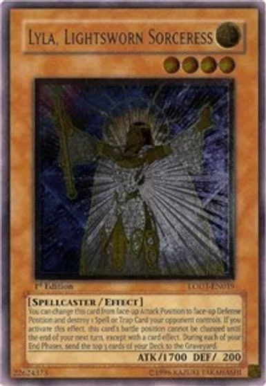Lyla, Lightsworn Sorceress LODT-EN019