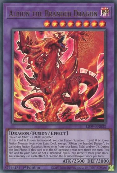 Albion the Branded Dragon [1st Edition] LIOV-EN033