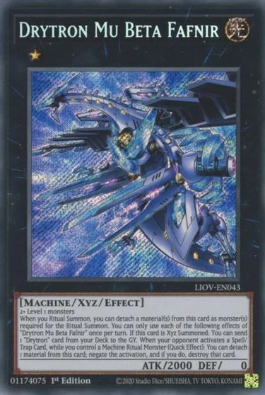 Drytron Mu Beta Fafnir [1st Edition] LIOV-EN043