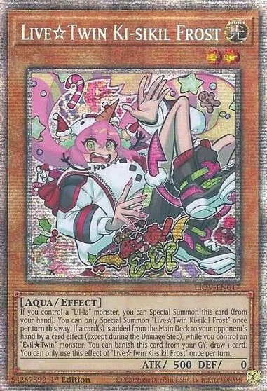 Live Twin Ki-sikil Frost [Starlight Rare 1st Edition] LIOV-EN017