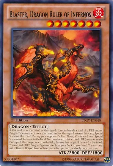 Blaster, Dragon Ruler of Infernos [1st Edition] LTGY-EN040