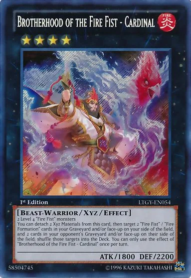 Brotherhood of the Fire Fist - Cardinal LTGY-EN054