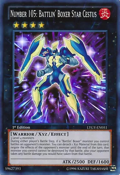 Number 105: Battlin' Boxer Star Cestus LTGY-EN051