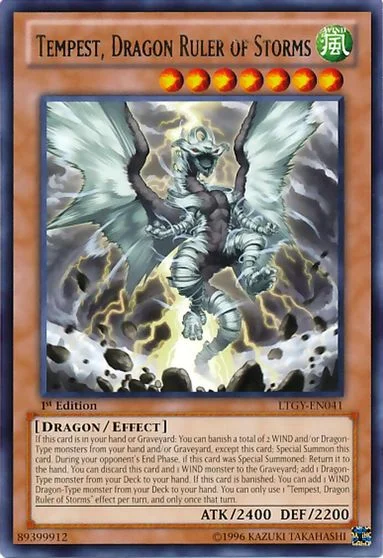 Tempest, Dragon Ruler of Storms LTGY-EN041