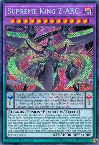 Supreme King Z-ARC [1st Edition] MACR-EN039