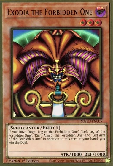 Exodia the Forbidden One MGED-EN005