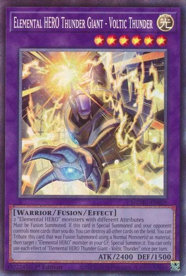 Elemental HERO Thunder Giant - Voltic Thunder [Collector's Rare] MZMU-EN029