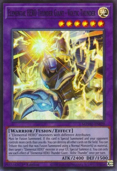 Elemental HERO Thunder Giant - Voltic Thunder MZMU-EN029