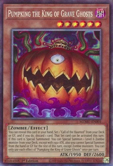 Pumpking the King of Grave Ghosts [Collector's Rare] MZMU-EN001