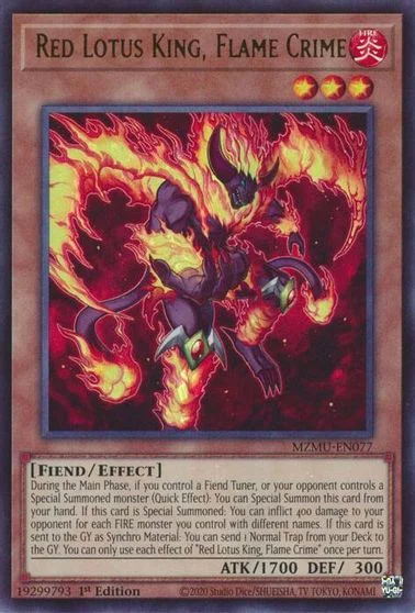 Red Lotus King, Flame Crime MZMU-EN077