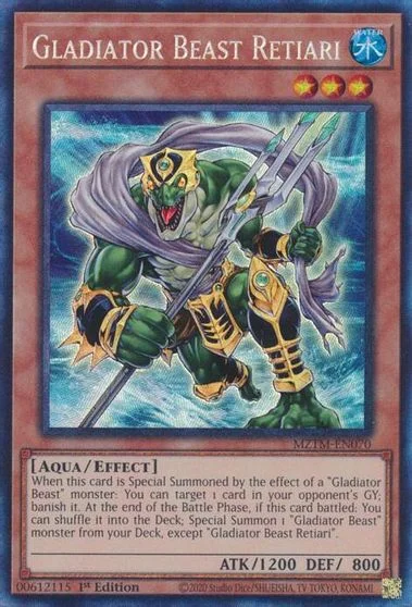 Gladiator Beast Retiari [Collector's Rare] MZTM-EN070