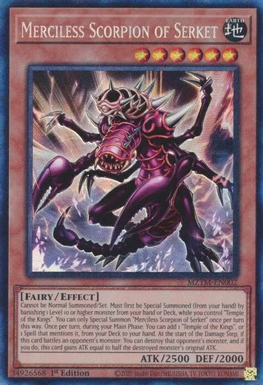 Merciless Scorpion of Serket [Collector's Rare] MZTM-EN002