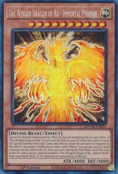 The Winged Dragon of Ra - Immortal Phoenix [Collector's Rare] MZTM-EN074