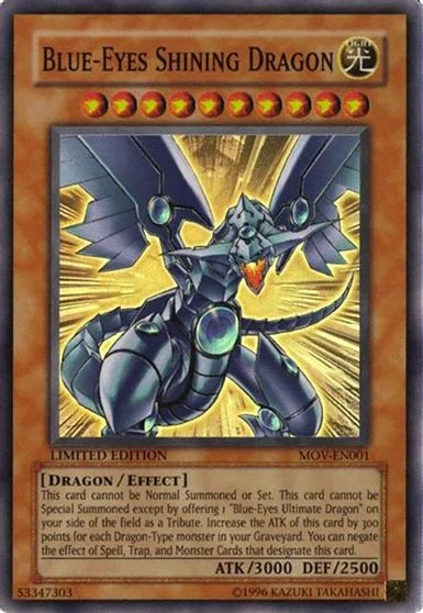 Blue-Eyes Shining Dragon MOV-EN001