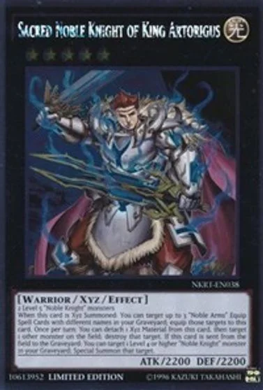 Sacred Noble Knight of King Artorigus NKRT-EN038
