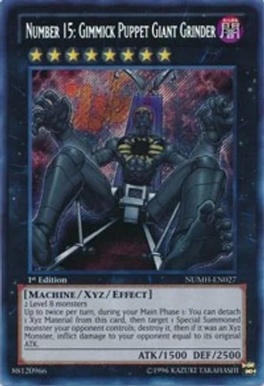 Number 15: Gimmick Puppet Giant Grinder [1st Edition] NUMH-EN027