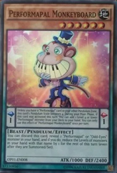 Performapal Monkeyboard OP01-EN008