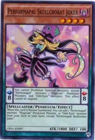 Performapal Skullcrobat Joker OP01-EN007