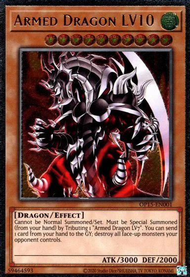 Armed Dragon LV10 OP15-EN001