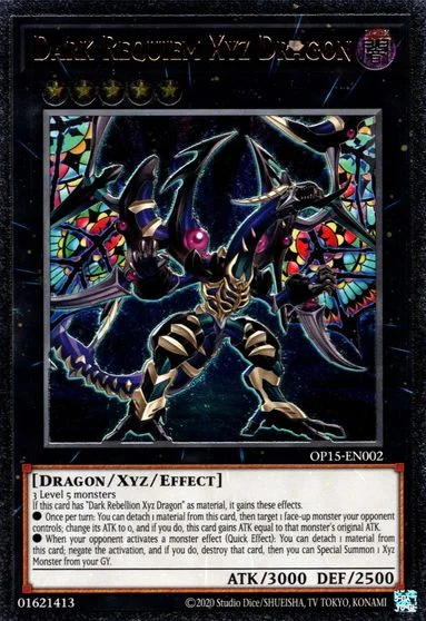 Dark Requiem Xyz Dragon OP15-EN002