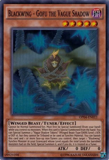Blackwing - Gofu the Vague Shadow OP04-EN011