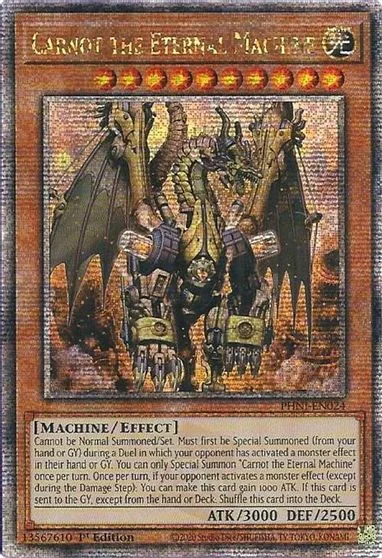 Carnot the Eternal Machine [Quarter Century Rare] PHNI-EN024