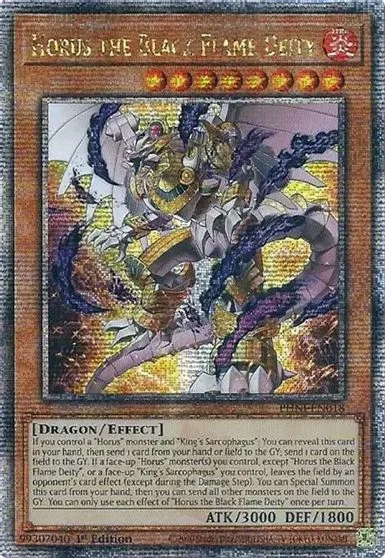 Horus the Black Flame Deity [Quarter Century Rare] PHNI-EN018