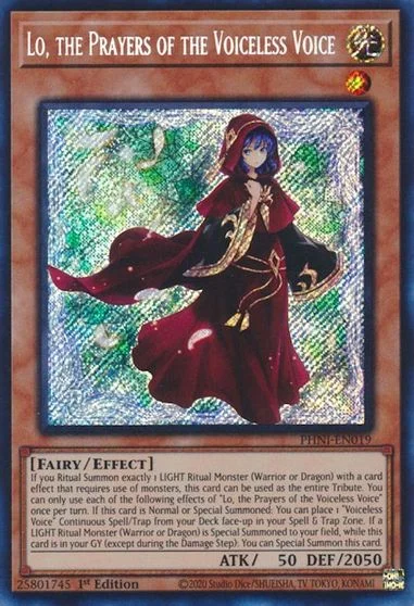 Lo, the Prayers of the Voiceless Voice PHNI-EN019