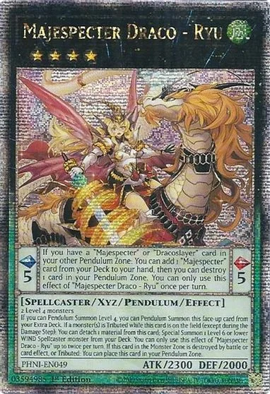 Majespecter Draco - Ryu [Quarter Century Rare] PHNI-EN049