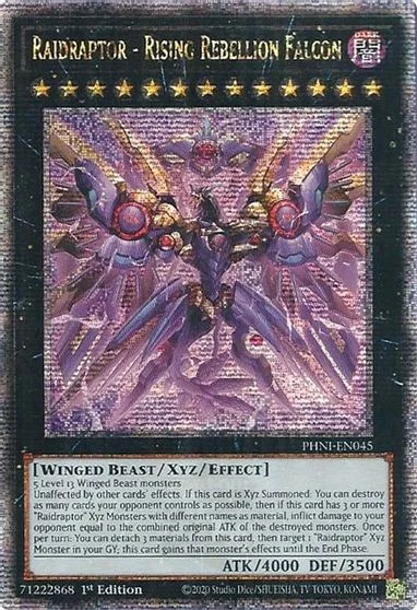Raidraptor - Rising Rebellion Falcon [Quarter Century Rare] PHNI-EN045