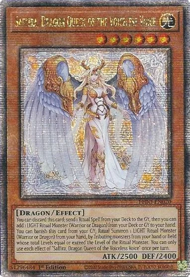 Saffira, Dragon Queen of the Voiceless Voice [Quarter Century Rare] PHNI-EN020