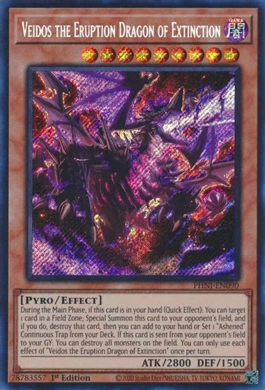 Veidos the Eruption Dragon of Extinction PHNI-EN090