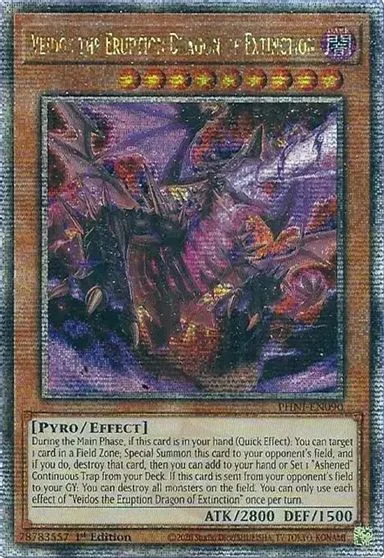 Veidos the Eruption Dragon of Extinction [Quarter Century Rare] PHNI-EN090