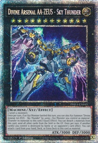 Divine Arsenal AA-ZEUS - Sky Thunder [Starlight Rare 1st Edition] PHRA-EN045