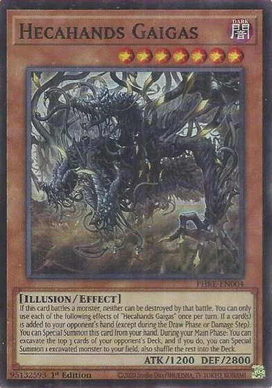 Hecahands Gaigas [Super Rare] PHRE-EN004