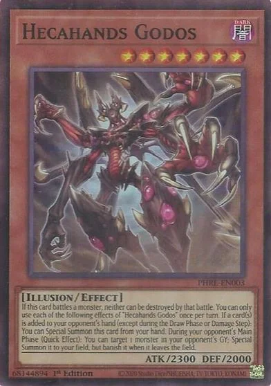 Hecahands Godos [Super Rare] PHRE-EN003