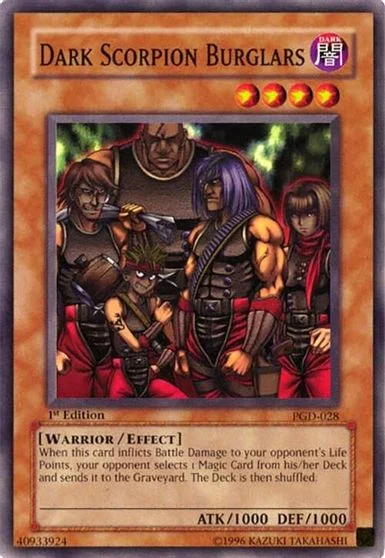 Dark Scorpion Burglars [1st Edition] PGD-028