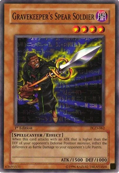 Gravekeeper's Spear Soldier [1st Edition] PGD-062
