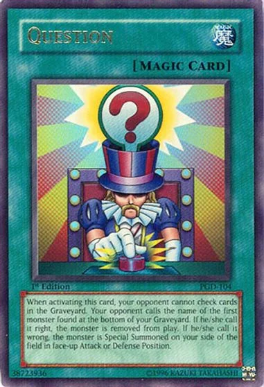 Question [1st Edition] PGD-104