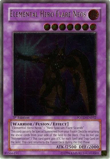 Elemental HERO Flare Neos [1st Edition] POTD-EN032