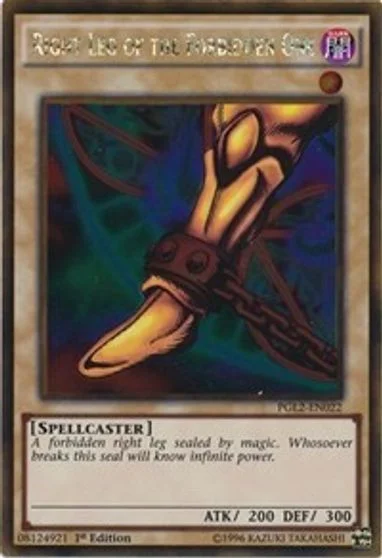 Right Leg of the Forbidden One [1st Edition] PGL2-EN022