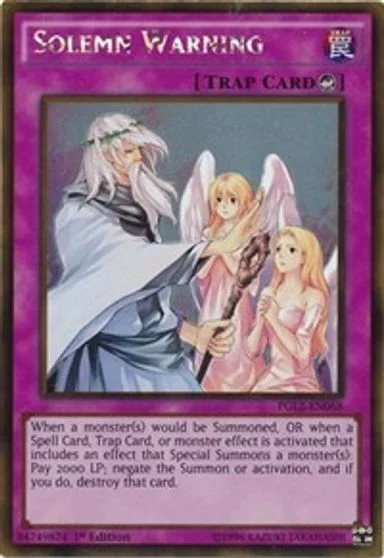 Solemn Warning [1st Edition] PGL2-EN068