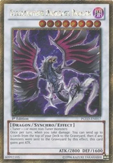 Blackfeather Darkrage Dragon PGLD-EN017