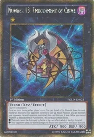 Number 13: Embodiment of Crime [1st Edition] PGLD-EN023
