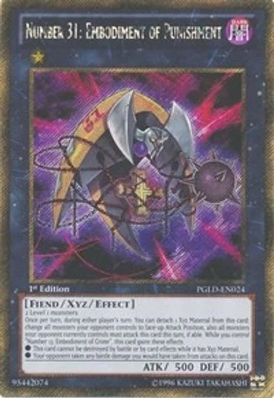 Number 31: Embodiment of Punishment [1st Edition] PGLD-EN024