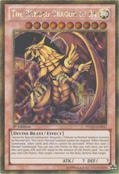 The Winged Dragon of Ra [1st Edition] PGLD-EN031